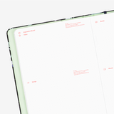 Horizontal Half-Year Planner Refill (Undated)