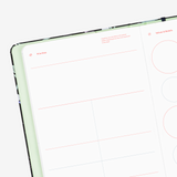 Horizontal Half-Year Planner Refill (Undated)